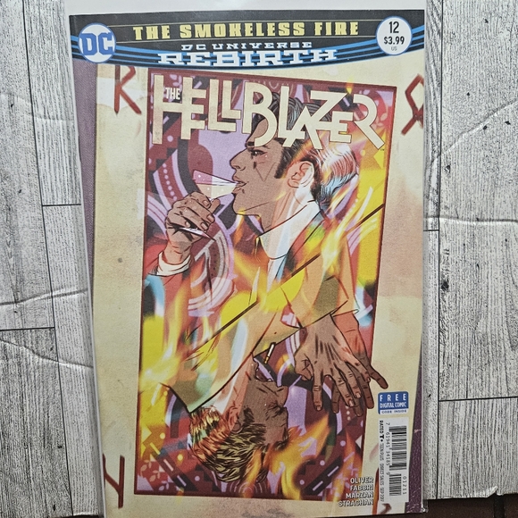 The Hellblazer #12 DC Universe Rebirth The Smokeless Fire - Picture 1 of 6
